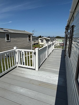 large outside deck