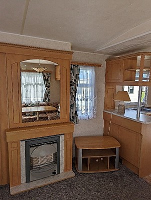 Mirror and TV unit